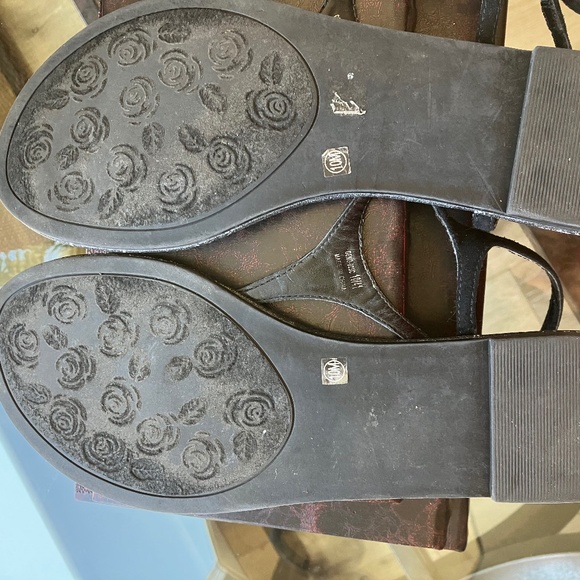 Chinese Laundry Black Sparkle Flip Flops Sandals  - Size 10 - Picture 9 of 10